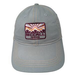 McCall Idaho Snapback Hat Blue One Size Adjustable Embroidered Lone Rock